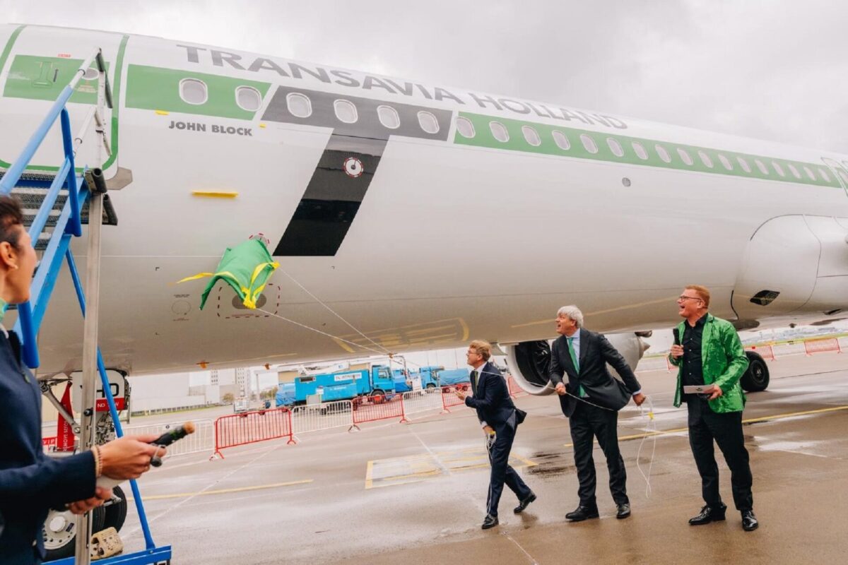 Transavia retro Airbus A321neo 60th