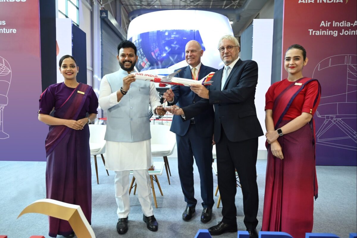 Airbus and Air India pilot training centre inauguration ceremony