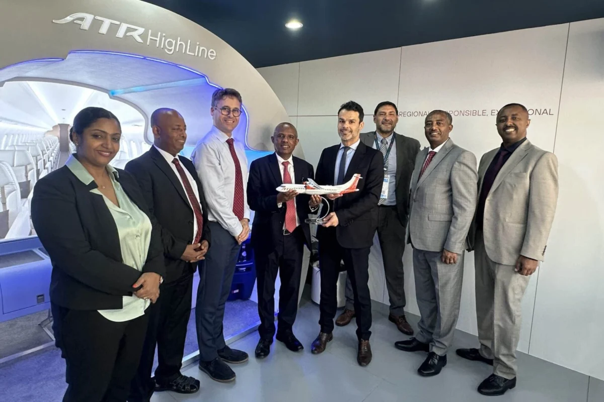 ATR and Ethiopian Airlines representatives at DAS2025 ATR and Ethiopian Airlines representatives at DAS2025