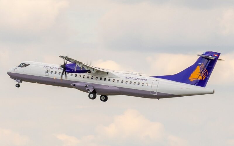 Air Cambodia ATR 72 aircraft Air Cambodia ATR 72 aircraft