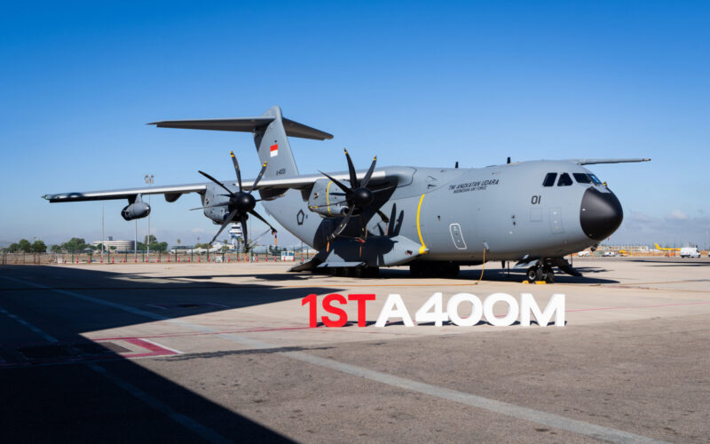 Airbus A400M military transport aircraft