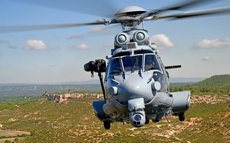 Airbus H225M helicopter Dubai Airshow