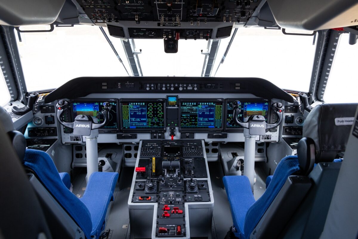 Angola C295 Maritime Surveillance Aircraft (MSA) cockpit