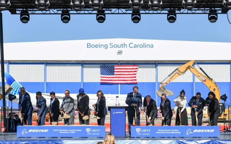 Boeing breaks ground on $1 billion 787 expansion in South Carolina