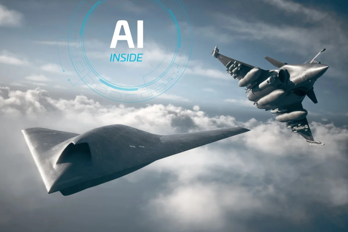 Dassault Aviation Rafale and nEUROn with Thales AI Inside