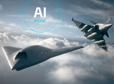 Dassault Aviation Rafale and nEUROn with Thales AI-Inside