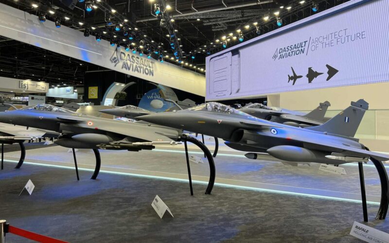 Dassault Rafale models during Paris Air Show 2023