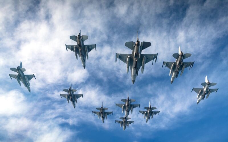 Dutch F 16 fighter jets