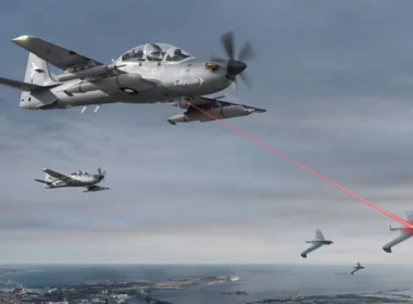 Embraer A-29 Super Tucano counters Unmanned Aerial Systems