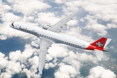 Embraer E195 E2 aircraft