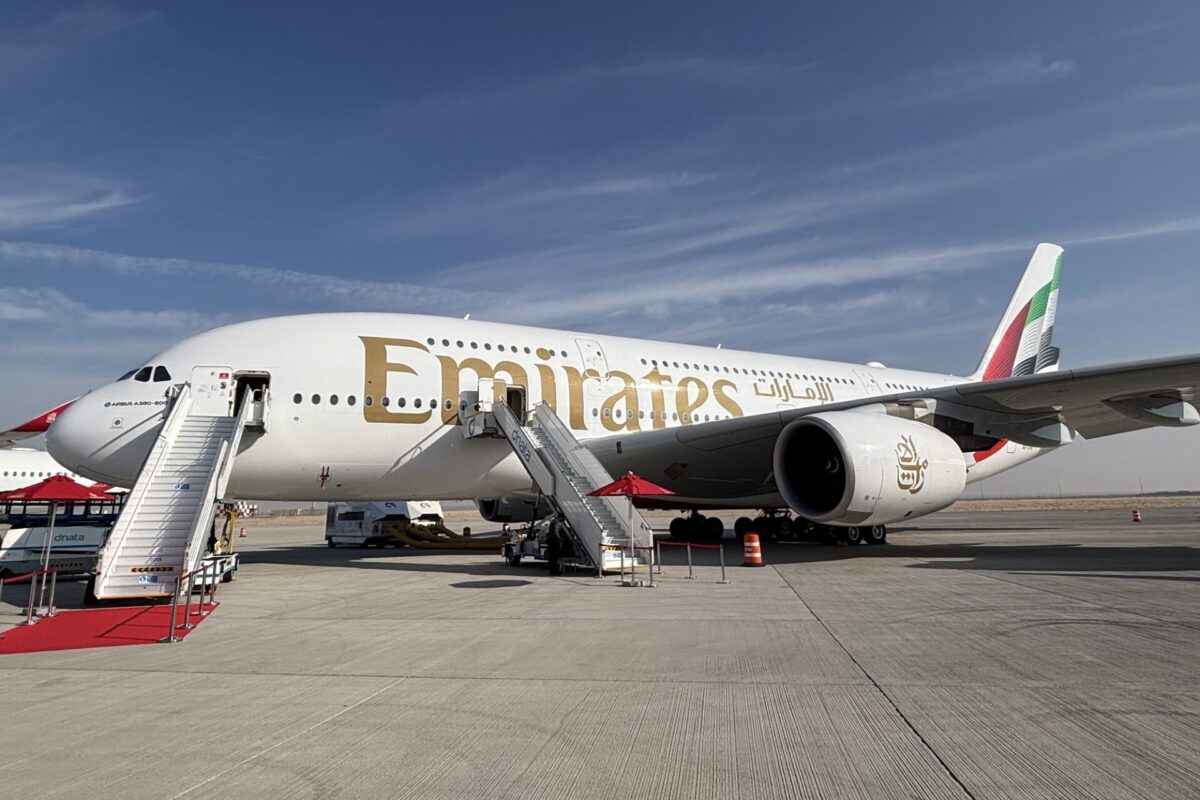 Emirates A380 Dubai Airshow