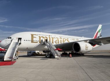Emirates A380 Dubai Airshow