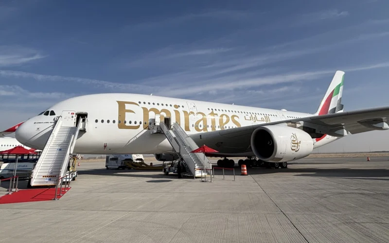 Emirates A380 Dubai Airshow