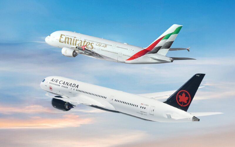 Emirates and Air Canada to extend partnership