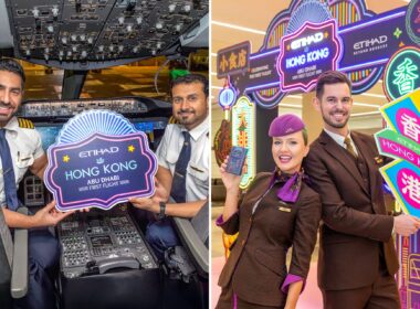 Etihad flies to HK