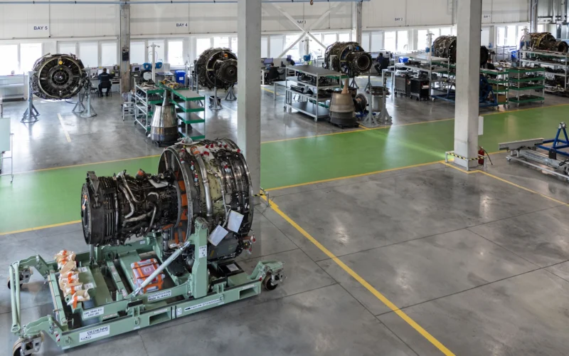 FL Technics Kaunas hangar CFM56