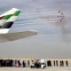 Flight display at Dubai Airshow 2025