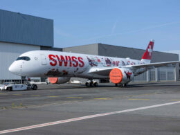 SWISS A350 in Wanderlust livery