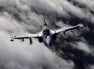 Saab Gripen E fighter jet