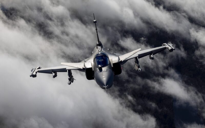 Saab Gripen E fighter jet Saab Gripen E fighter jet