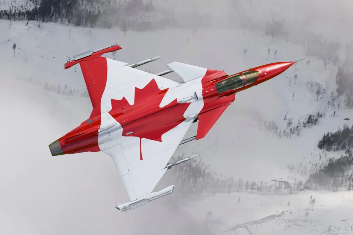 Saab Gripen fighter jet for Canada