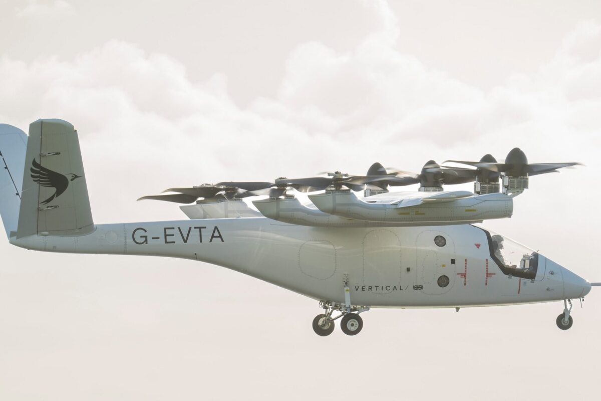 Vertical Aerospace VX4 transition test flight
