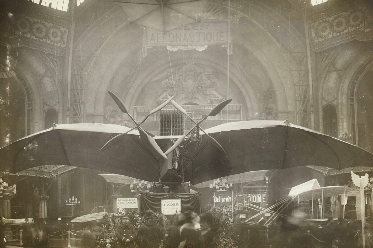 Clement Aders Plane III at the 1st Paris Air Show