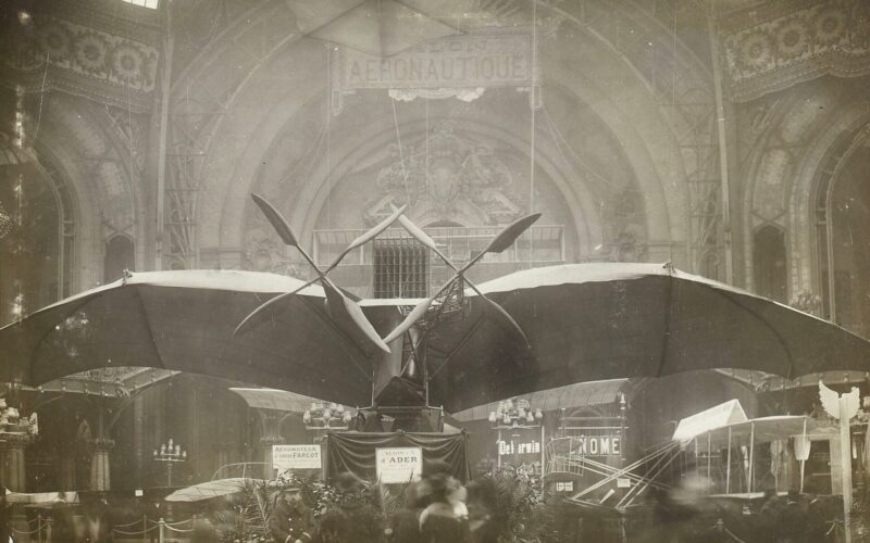 Clement Aders Plane III at the 1st Paris Air Show