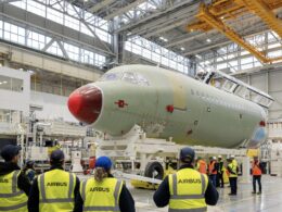 Airbus A321 assembly line in Toulouse