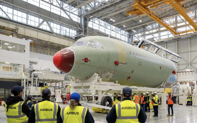 Airbus A321 assembly line in Toulouse