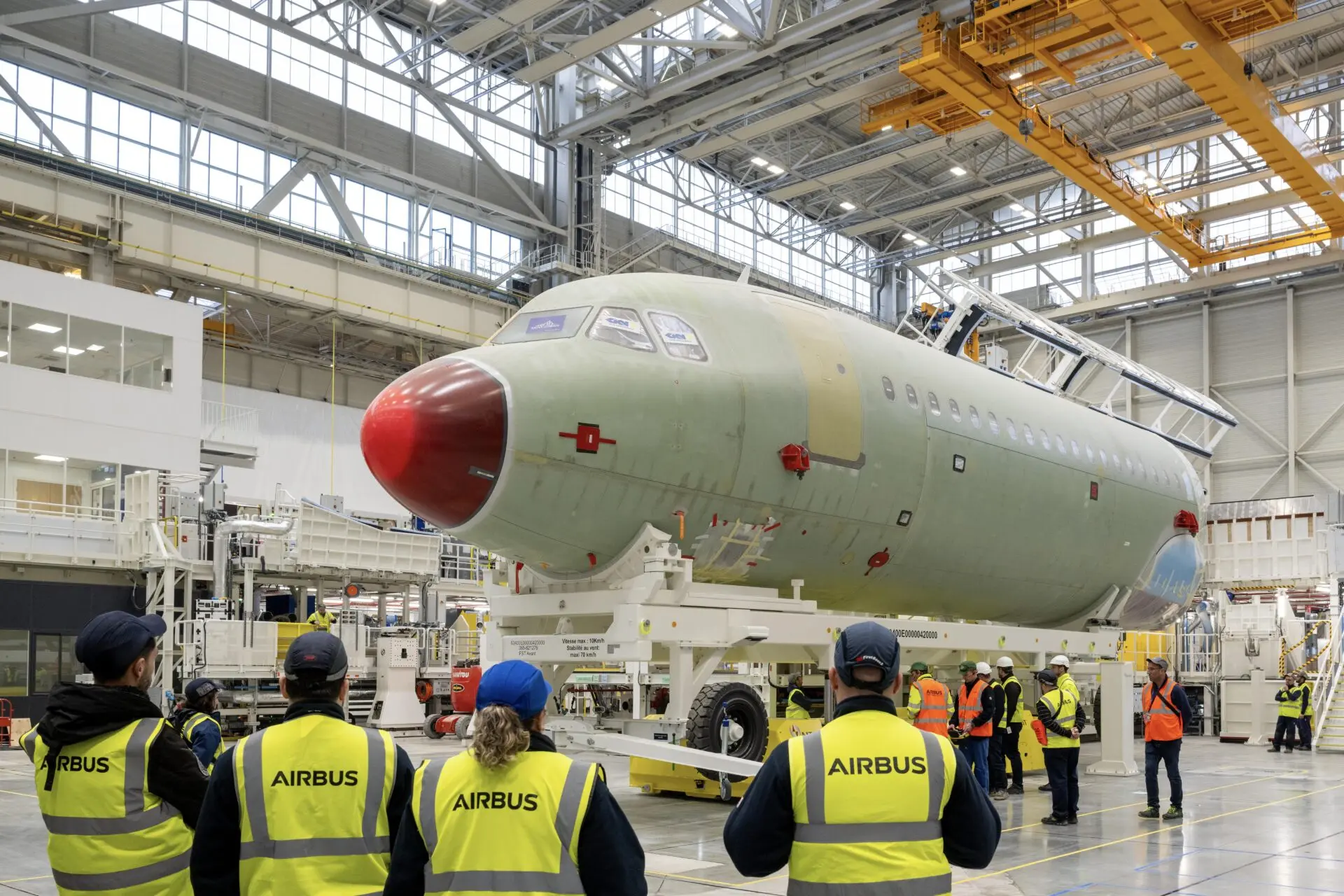 Airbus A321 assembly line in Toulouse