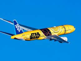 All Nippon Airway Star Wars C 3PO livery JA743A Boeing 777 200ER