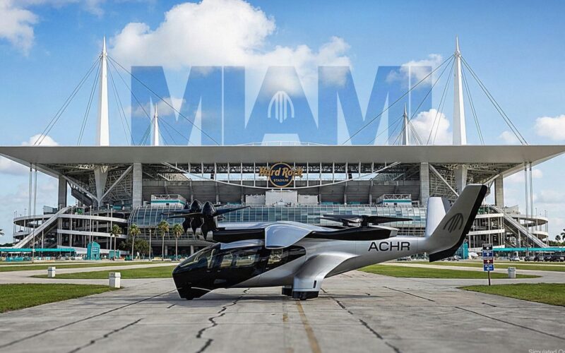 Archer Aviation eVTOL Miami Archer Aviation eVTOL Miami