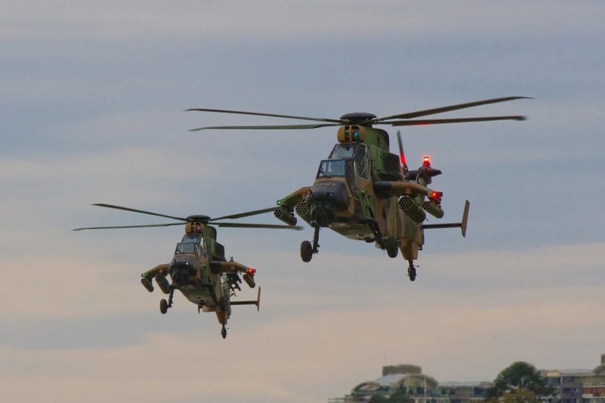 Australian Army Tiger ARH helicopters