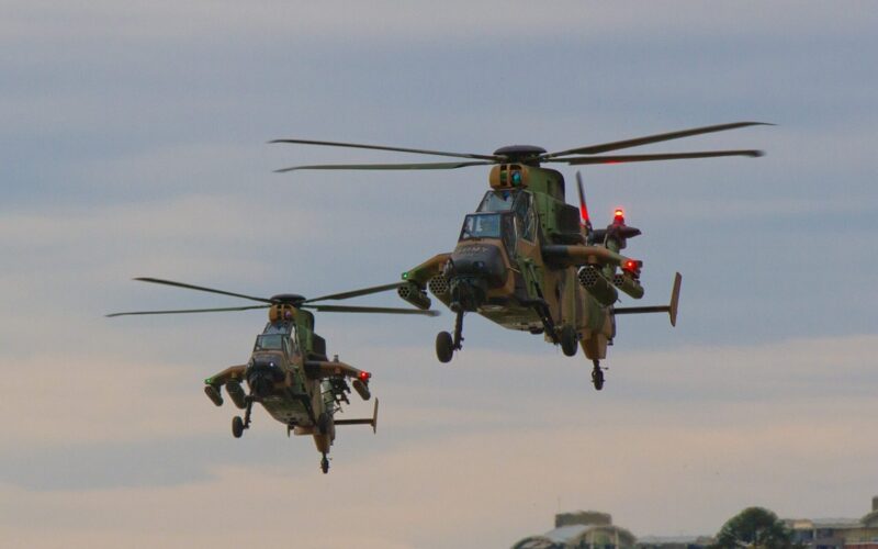 Australian Army Tiger ARH helicopters