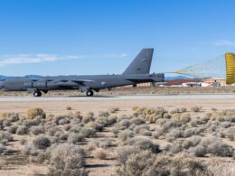 B 52 Stratofortress completes ferry flight after radar modification