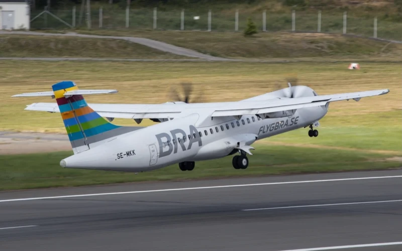 Stockholm,,Sweden,-,July,1,,2023:,Flybra,,Braathens,Atr-72,Turboprop