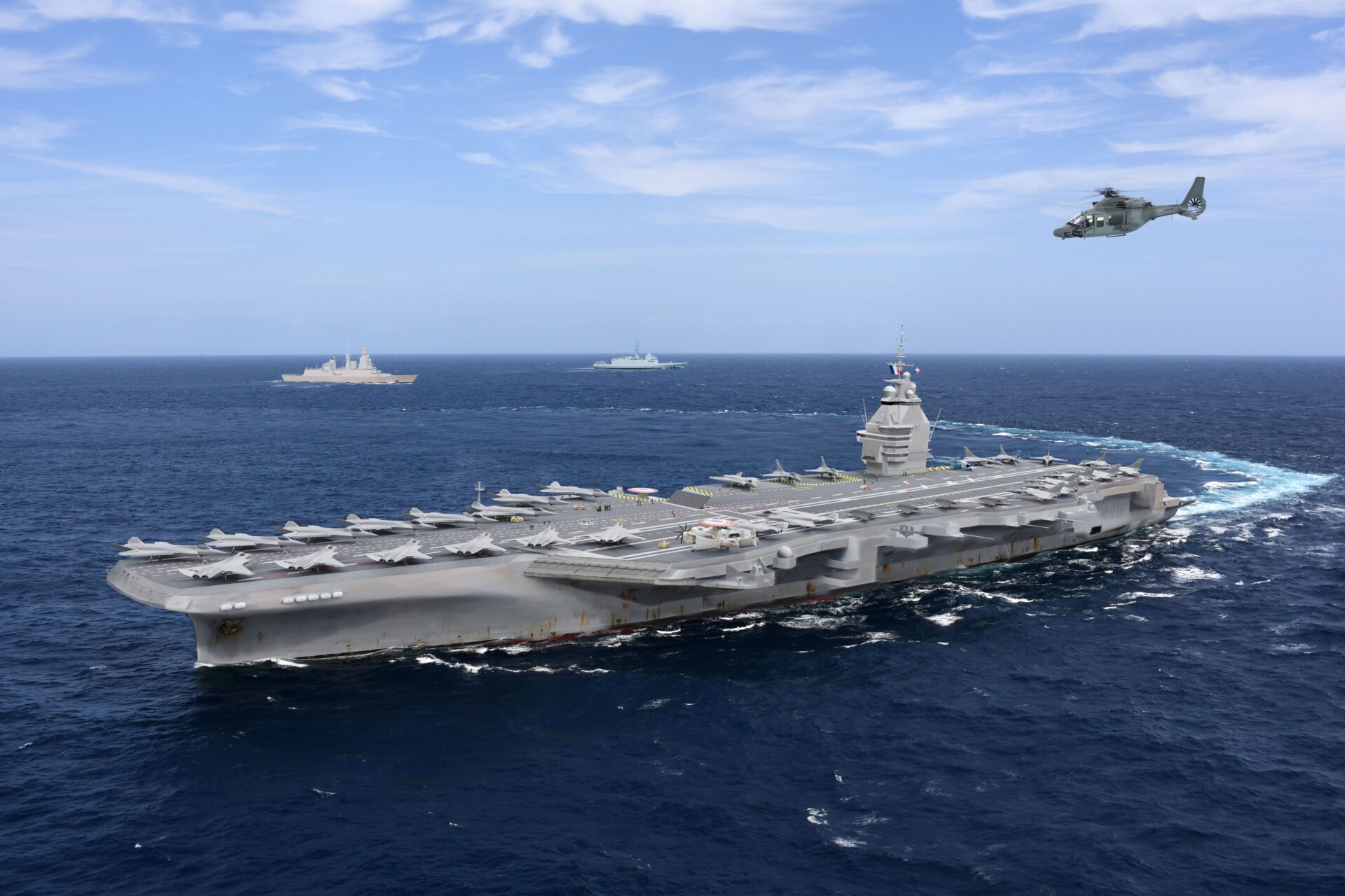 Macron approves construction of France’s next-generation aircraft carrier