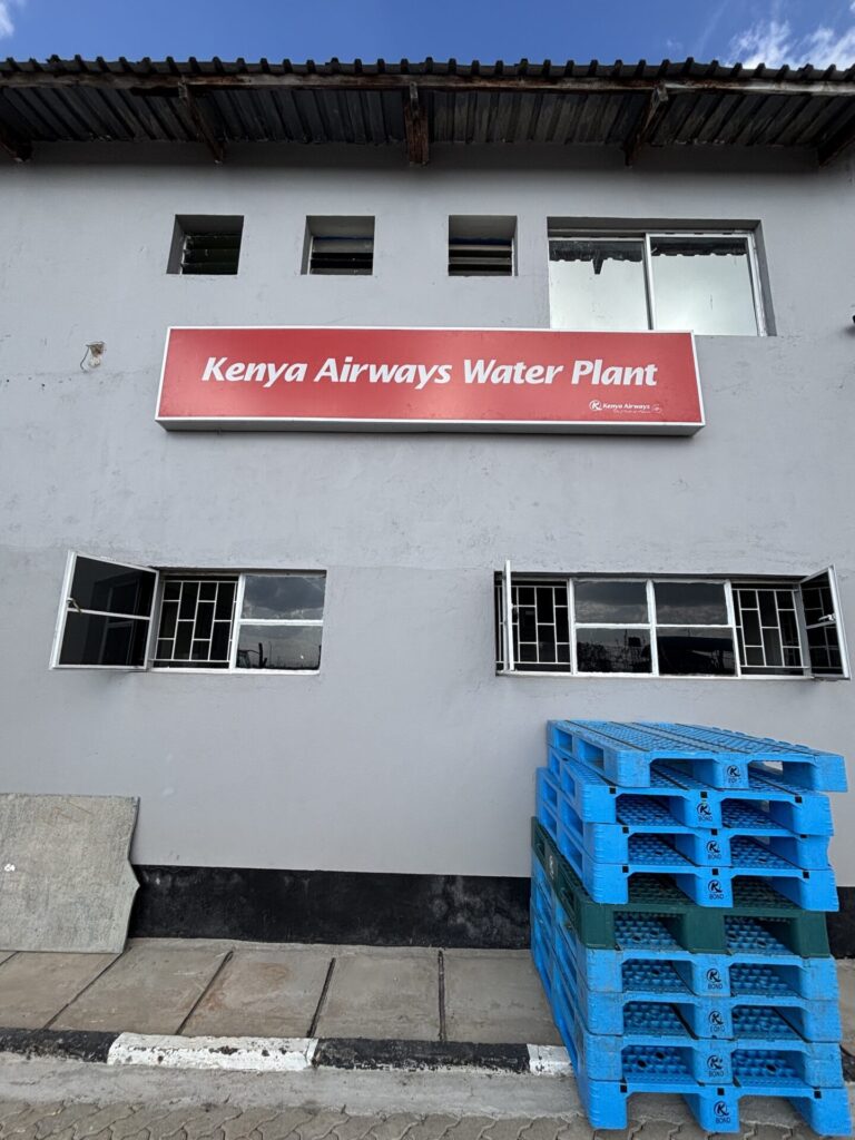 Kenya Airways KQench bottled water plant