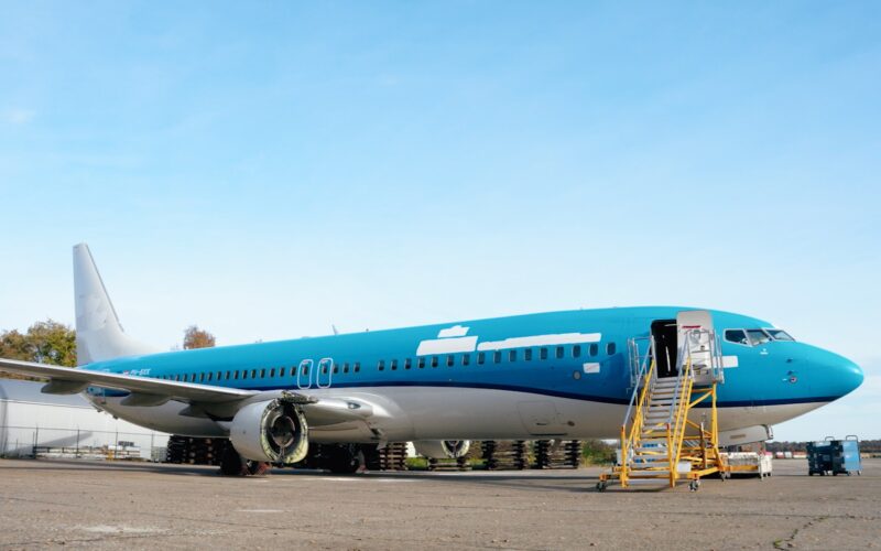 KLM retired Boeing 737 800