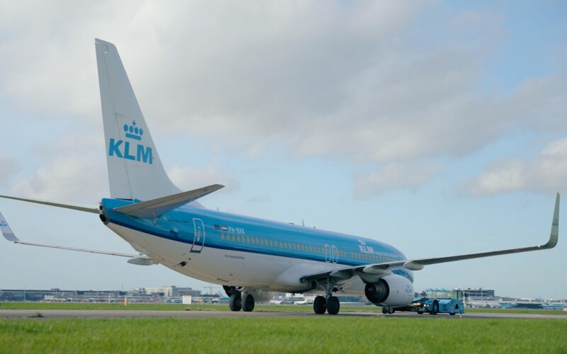 KLM retired Boeing 737 800