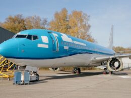 KLM retired Boeing 737 800