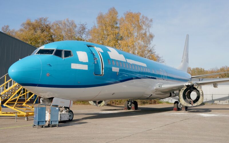 KLM retired Boeing 737 800