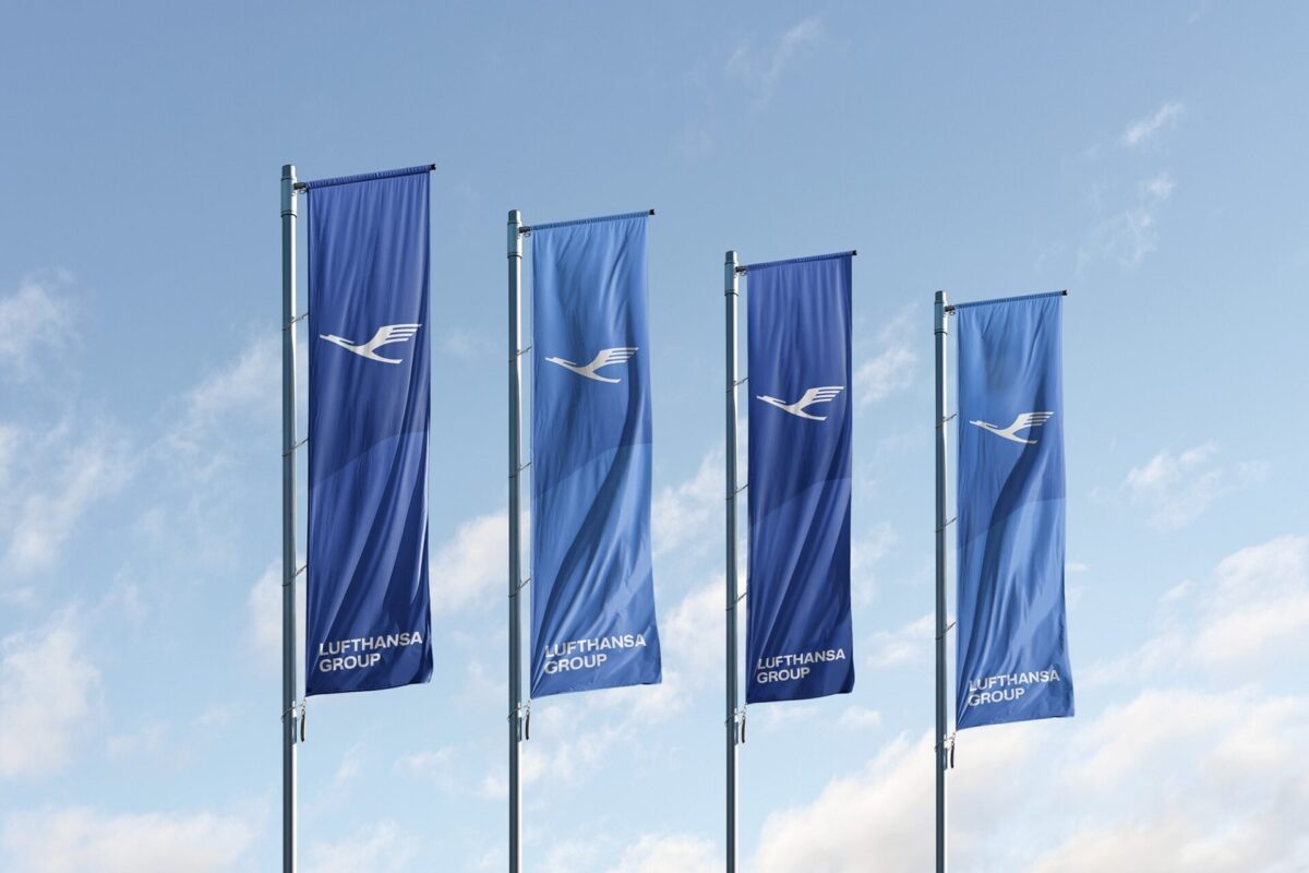 Lufthansa Group flags brand new Lufthansa Group flags brand new