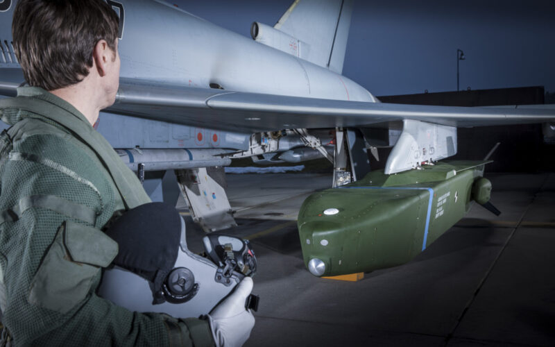 MBDA Taurus on a Eurofighter