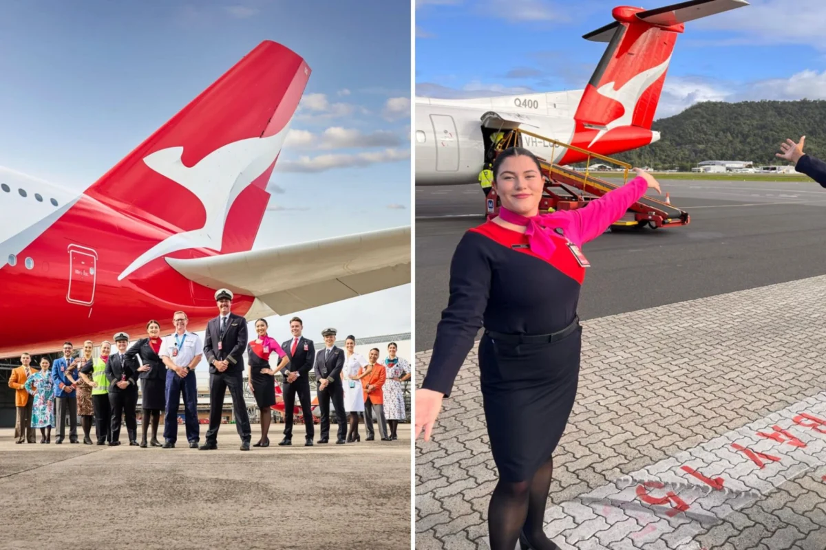 Qantas crew Qantas crew