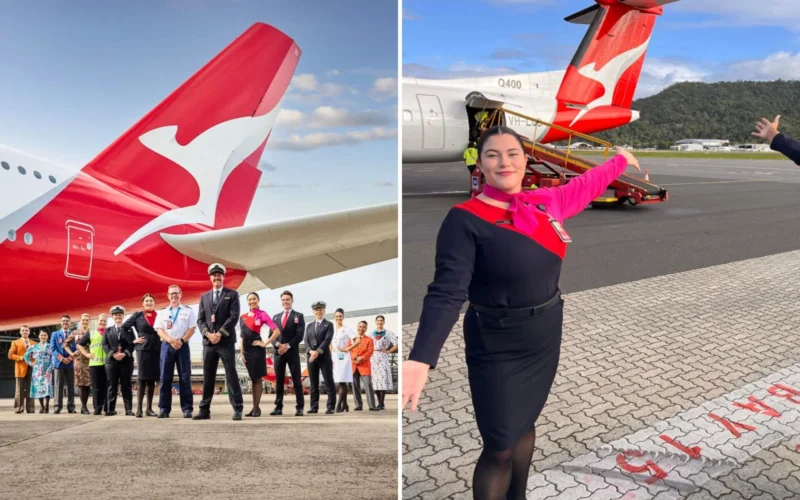 Qantas crew