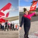 Qantas crew