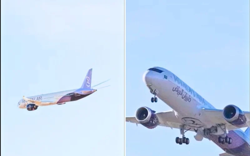 Riyadh Air 787 completes test