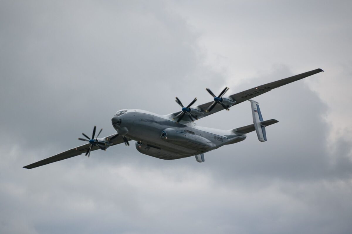 Russian Antonov An 22A heavy transport aircraft Russian Antonov An 22A heavy transport aircraft